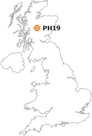 map showing location of PH19