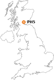 map showing location of PH5