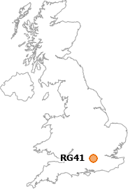 map showing location of RG41