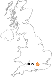 map showing location of RG5
