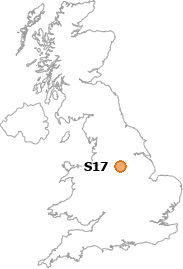 map showing location of S17