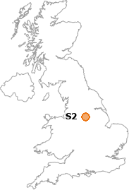 map showing location of S2
