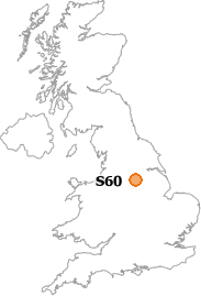 map showing location of S60