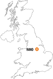 map showing location of S80