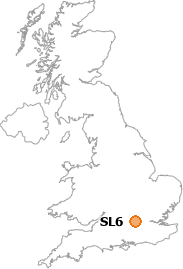 map showing location of SL6