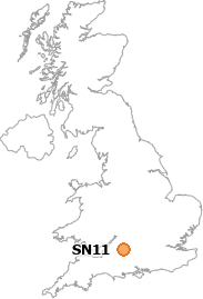 map showing location of SN11