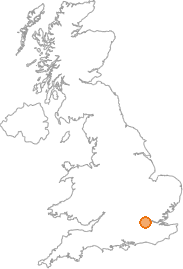 map showing location of Stamford Brook, Greater London