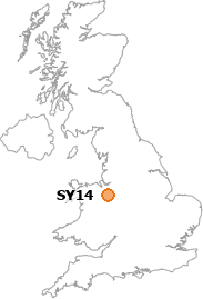 map showing location of SY14