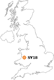 map showing location of SY18