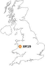 map showing location of SY19