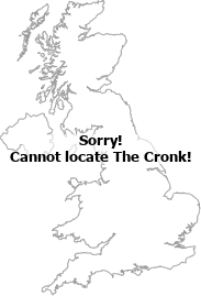 map showing location of The Cronk, Isle of Man