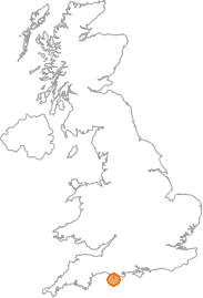 map showing location of Weston, Dorset