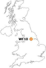 map showing location of WF10