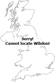 map showing location of Wibdon, Gloucestershire
