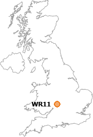 map showing location of WR11