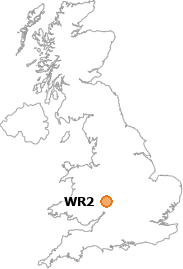 map showing location of WR2