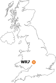 map showing location of WR7